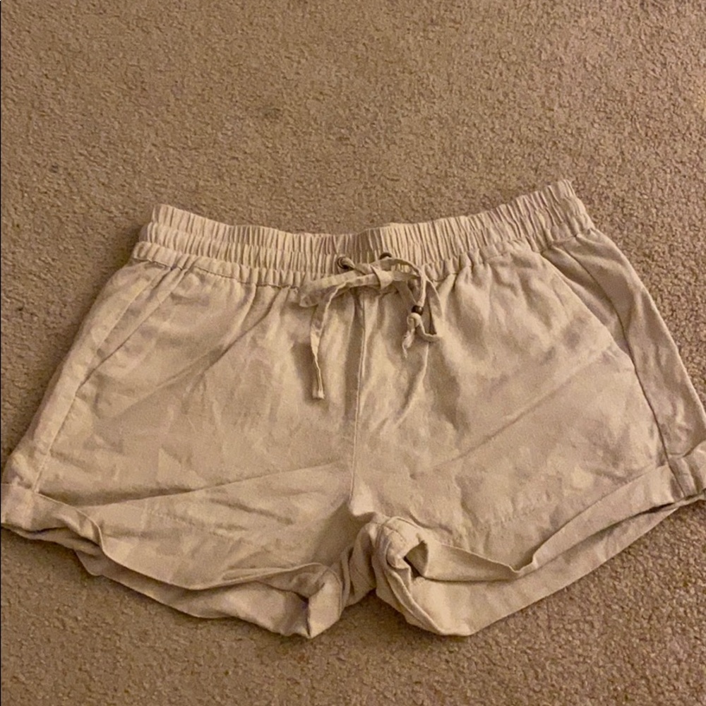 Linen shorts